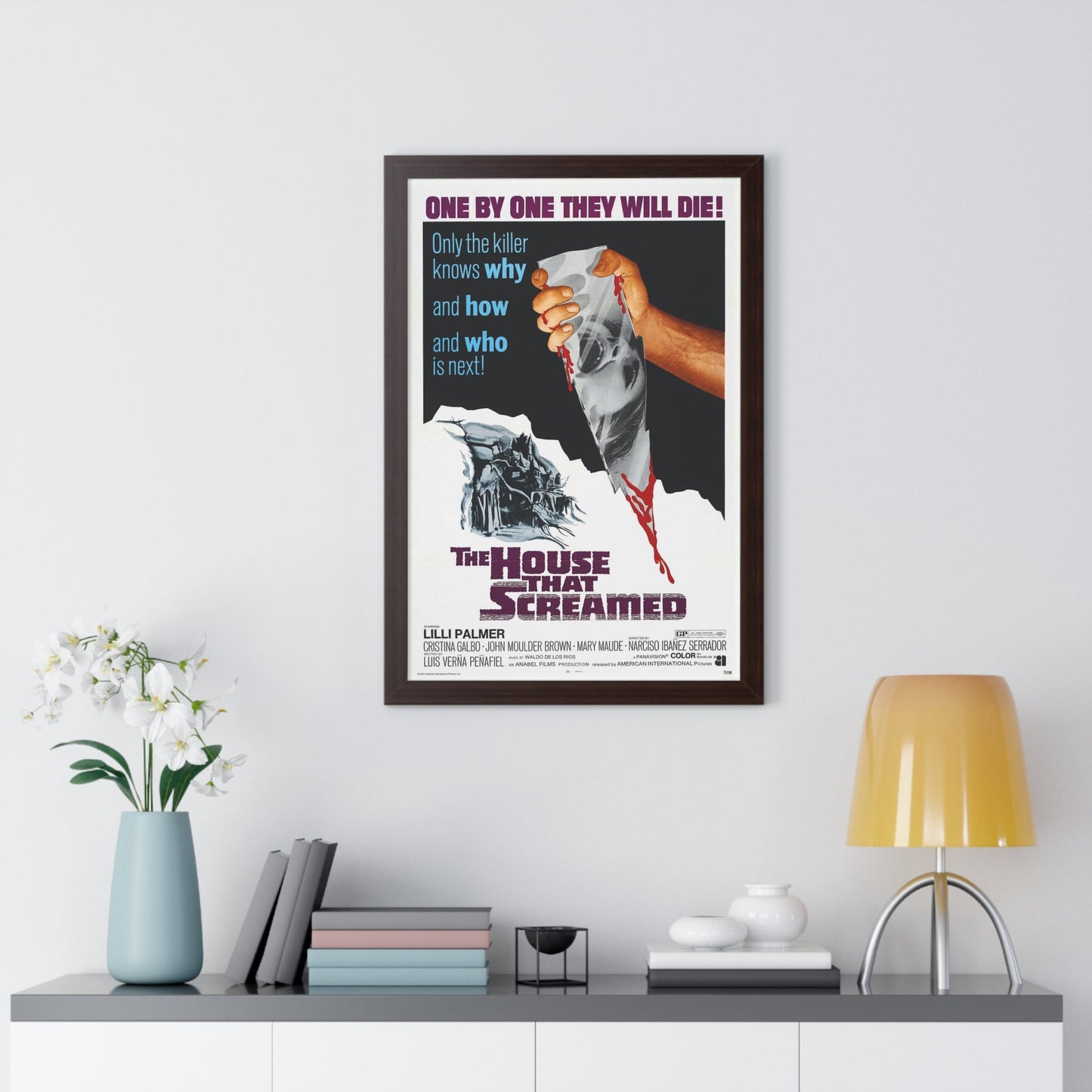 THE HOUSE THAT SCREAMED 1969 - Framed Movie Poster-The Sticker Space