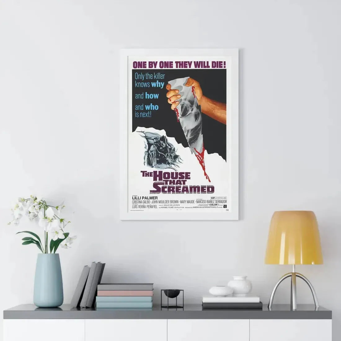 THE HOUSE THAT SCREAMED 1969 - Framed Movie Poster - The Sticker Space