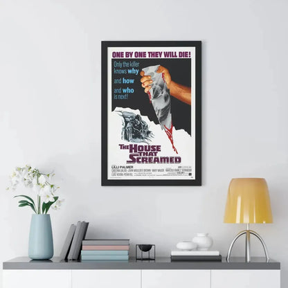THE HOUSE THAT SCREAMED 1969 - Framed Movie Poster - The Sticker Space