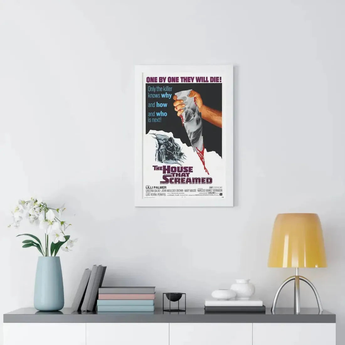 THE HOUSE THAT SCREAMED 1969 - Framed Movie Poster - The Sticker Space