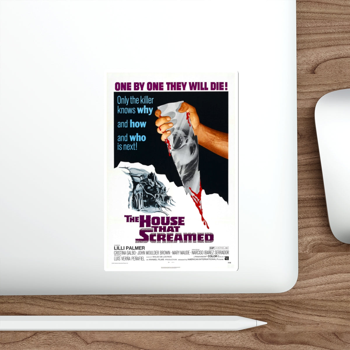 THE HOUSE THAT SCREAMED 1969 Movie Poster STICKER Vinyl Die-Cut Decal-The Sticker Space