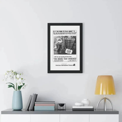 THE HOUSE THAT VANISHED 1973 - Framed Movie Poster - The Sticker Space