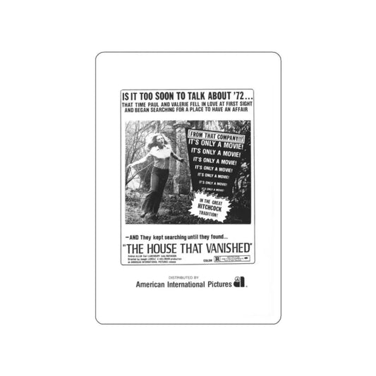 THE HOUSE THAT VANISHED 1973 Movie Poster STICKER Vinyl Die-Cut Decal 2 Inch - The Sticker Space