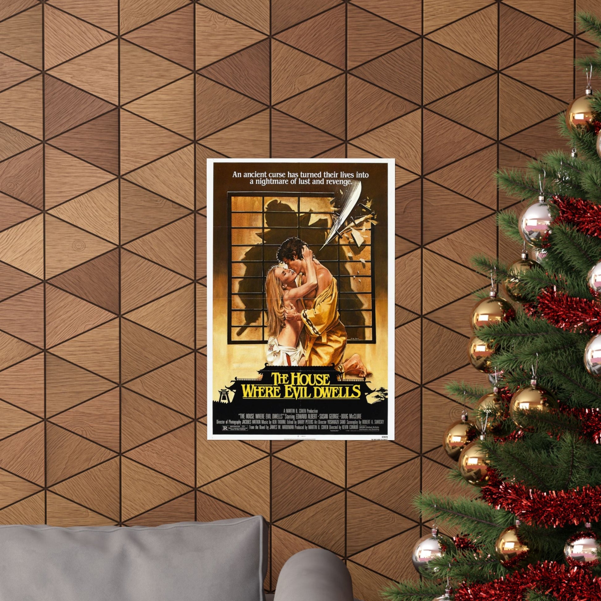 THE HOUSE WHERE EVIL DWELLS 1982 - Paper Movie Poster-The Sticker Space