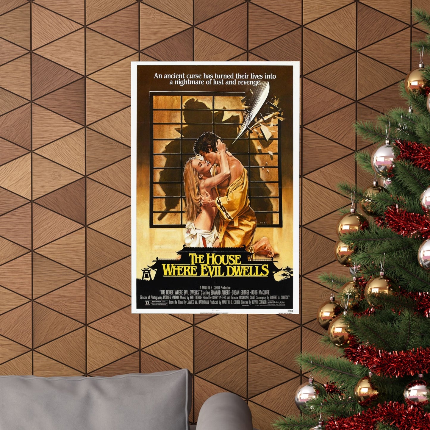 THE HOUSE WHERE EVIL DWELLS 1982 - Paper Movie Poster-The Sticker Space