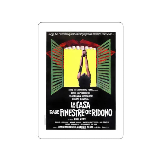 THE HOUSE WITH LAUGHING WINDOWS 1976 Movie Poster STICKER Vinyl Die-Cut Decal 2 Inch - The Sticker Space