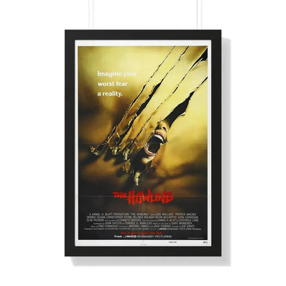 THE HOWLING 1981 - Framed Movie Poster 20" x 30" Black - The Sticker Space
