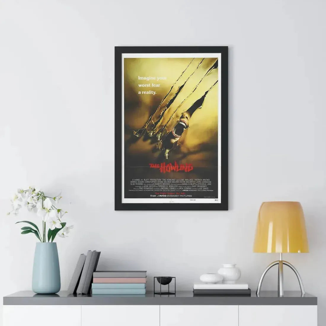 THE HOWLING 1981 - Framed Movie Poster - The Sticker Space