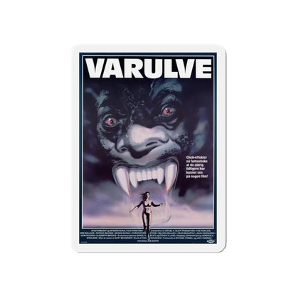 THE HOWLING (DANISH) 1981 Movie Poster - Refrigerator Magnet 3 Inch Die-Cut - The Sticker Space