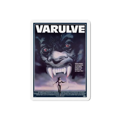 THE HOWLING (DANISH) 1981 Movie Poster - Refrigerator Magnet 5 Inch Die-Cut - The Sticker Space