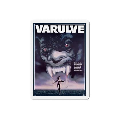 THE HOWLING (DANISH) 1981 Movie Poster - Refrigerator Magnet 6 Inch Die-Cut - The Sticker Space