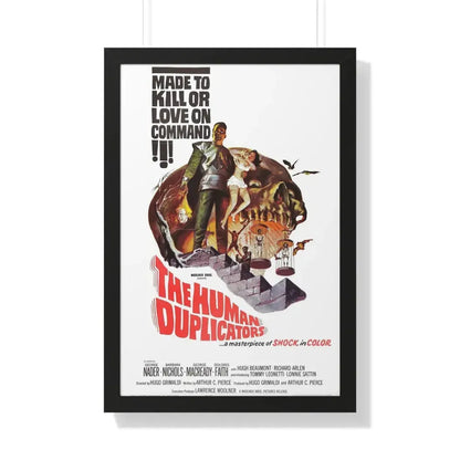 THE HUMAN DUPLICATORS 1965 - Framed Movie Poster 20" x 30" Black - The Sticker Space