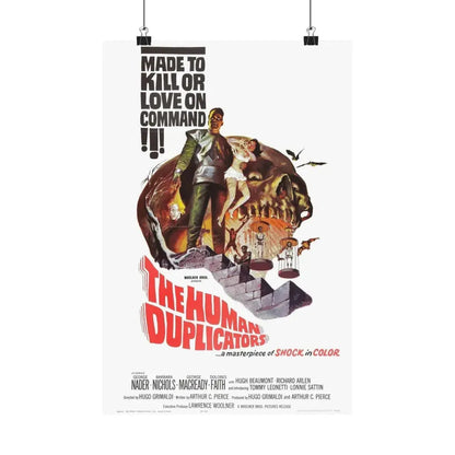 THE HUMAN DUPLICATORS 1965 - Paper Movie Poster 12″ x 18″ Matte - The Sticker Space
