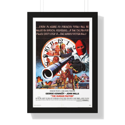 THE HUMAN FACTOR 1979 - Framed Movie Poster-16″ x 24″-The Sticker Space