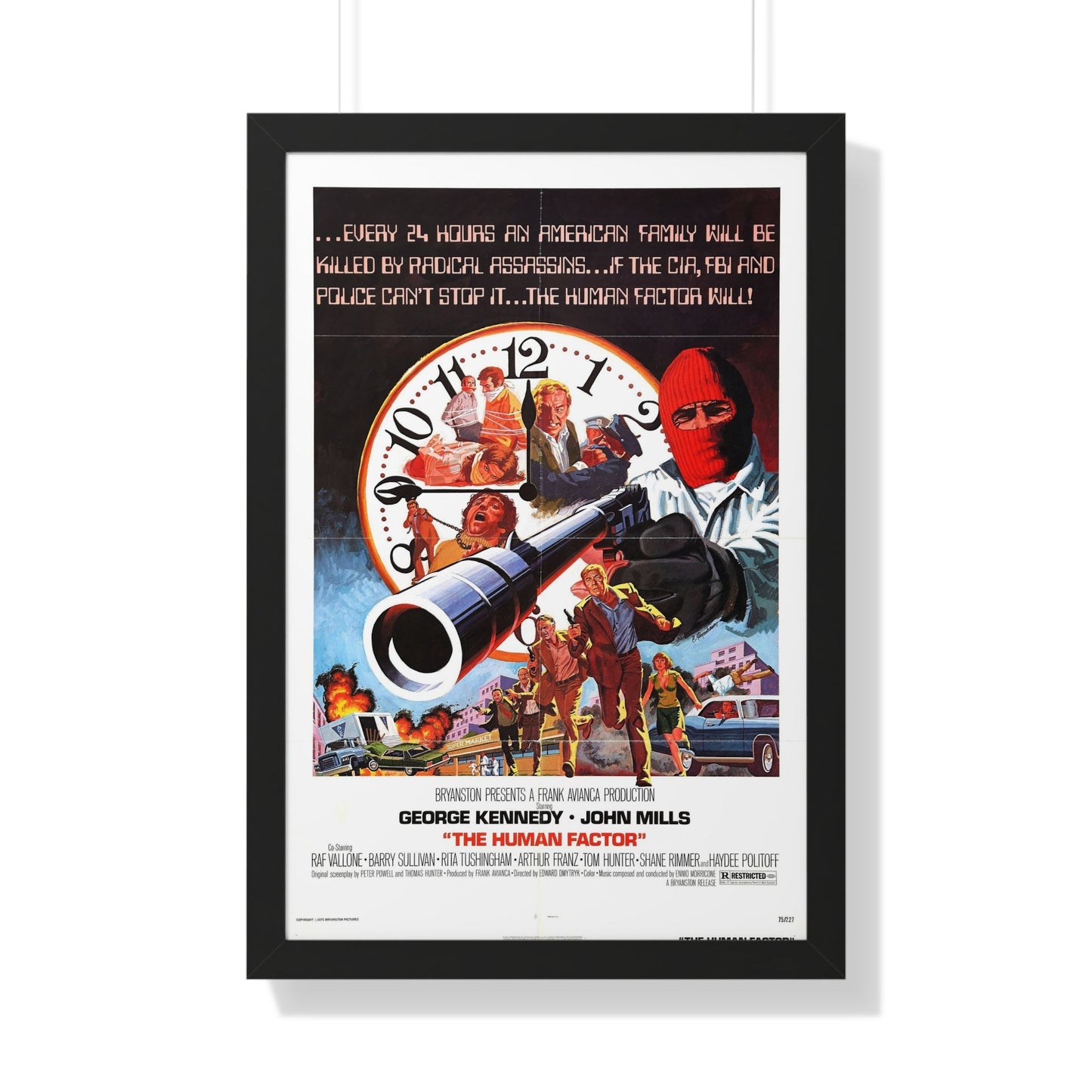 THE HUMAN FACTOR 1979 - Framed Movie Poster-20" x 30"-The Sticker Space