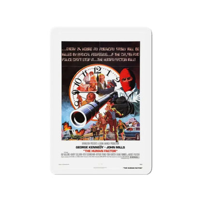 THE HUMAN FACTOR 1979 Movie Poster - Refrigerator Magnet 2 Inch Die-Cut - The Sticker Space