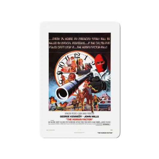 THE HUMAN FACTOR 1979 Movie Poster - Refrigerator Magnet 2 Inch Die-Cut - The Sticker Space