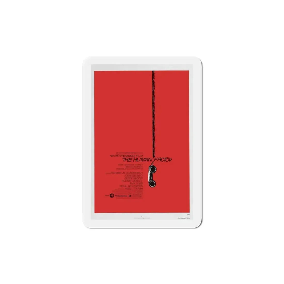 The Human Factor 1979 Movie Poster Refrigerator Magnet 4 Inch - The Sticker Space