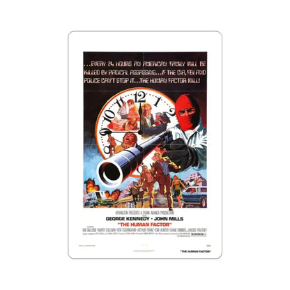 THE HUMAN FACTOR 1979 Movie Poster - STICKER Vinyl Kiss-Cut Decal 2 Inch White - The Sticker Space