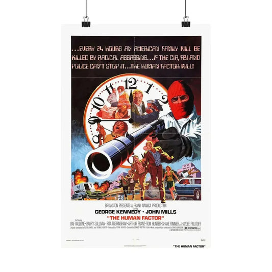 THE HUMAN FACTOR 1979 - Paper Movie Poster 12″ x 18″ Matte - The Sticker Space