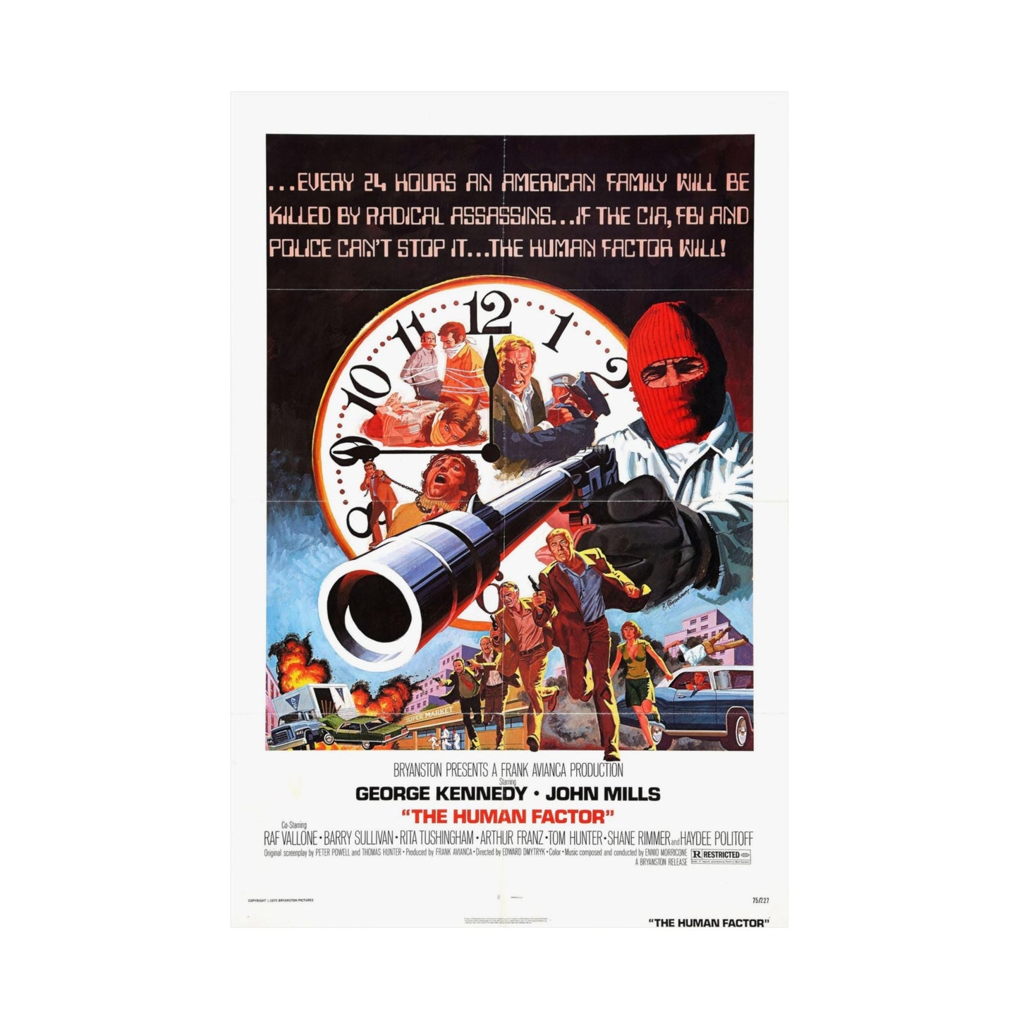 THE HUMAN FACTOR 1979 - Paper Movie Poster-The Sticker Space