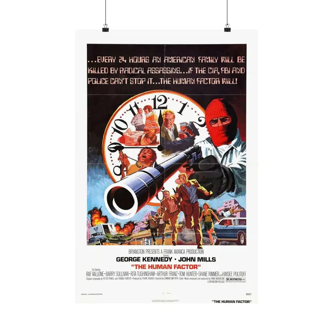 THE HUMAN FACTOR 1979 - Paper Movie Poster 20″ x 30″ Matte - The Sticker Space
