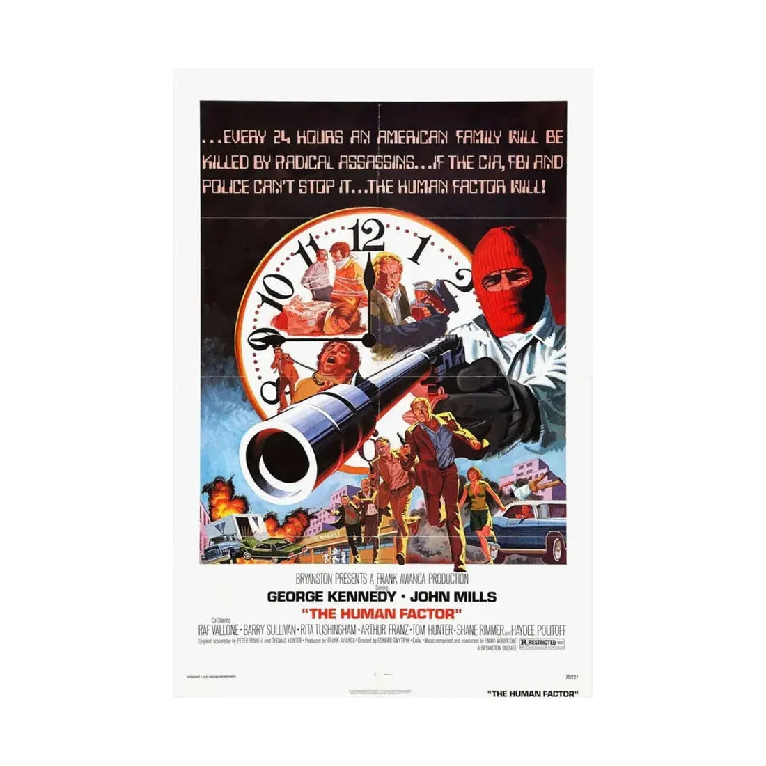 THE HUMAN FACTOR 1979 - Paper Movie Poster - The Sticker Space