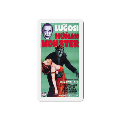 THE HUMAN MONSTER 1939 Movie Poster - Refrigerator Magnet-4" x 4"-The Sticker Space