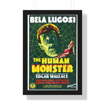 THE HUMAN MONSTER (2) 1939 - Framed Movie Poster 16″ x 24″ Black - The Sticker Space