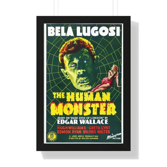 THE HUMAN MONSTER (2) 1939 - Framed Movie Poster 16″ x 24″ Black - The Sticker Space