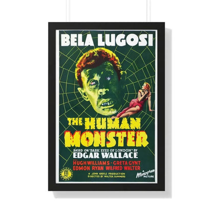 THE HUMAN MONSTER (2) 1939 - Framed Movie Poster 20" x 30" Black - The Sticker Space