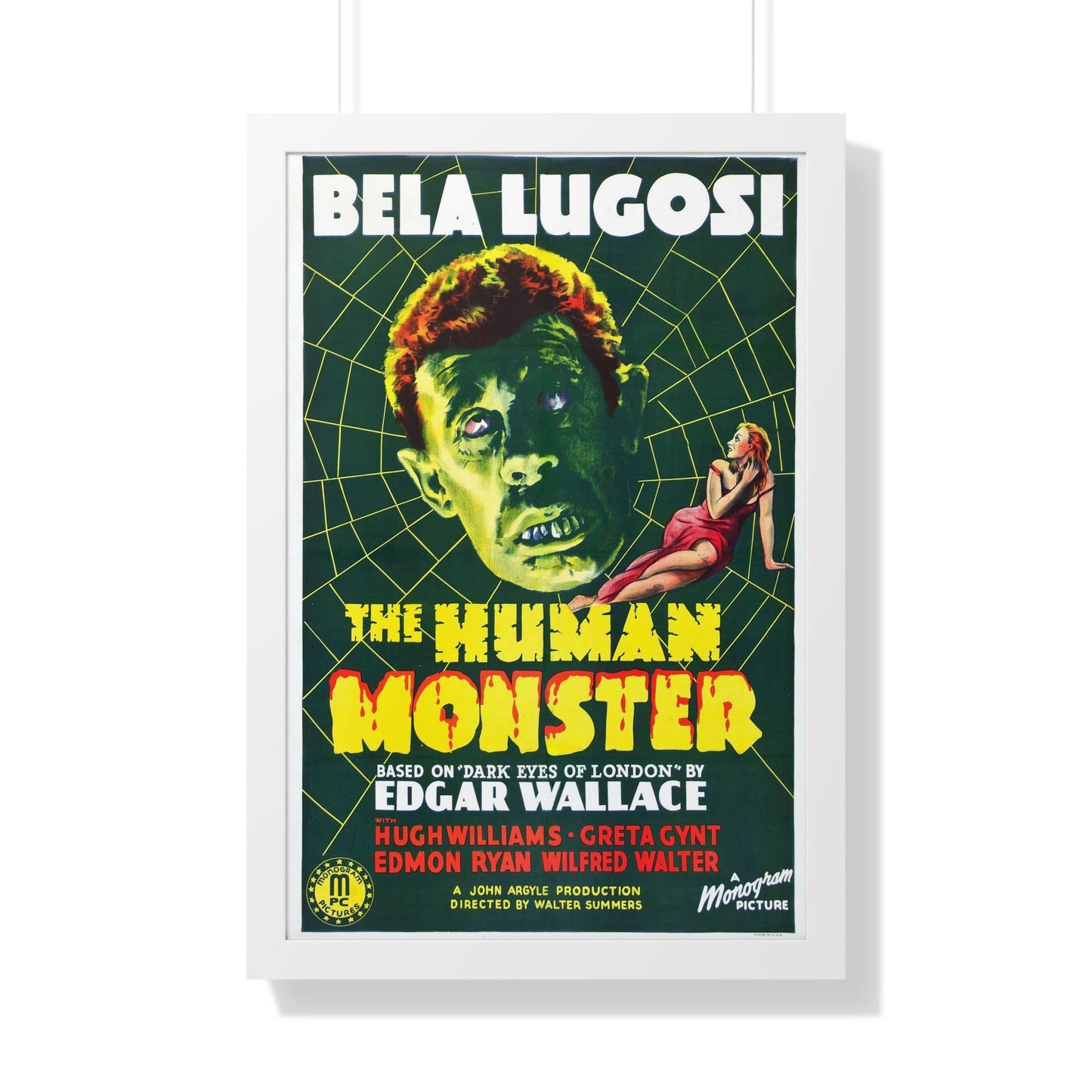 THE HUMAN MONSTER (2) 1939 - Framed Movie Poster-20" x 30"-The Sticker Space