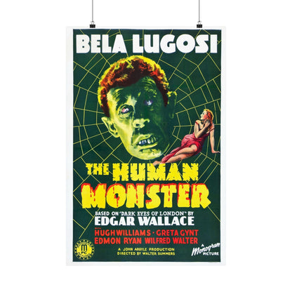 THE HUMAN MONSTER (2) 1939 - Paper Movie Poster-20″ x 30″-The Sticker Space