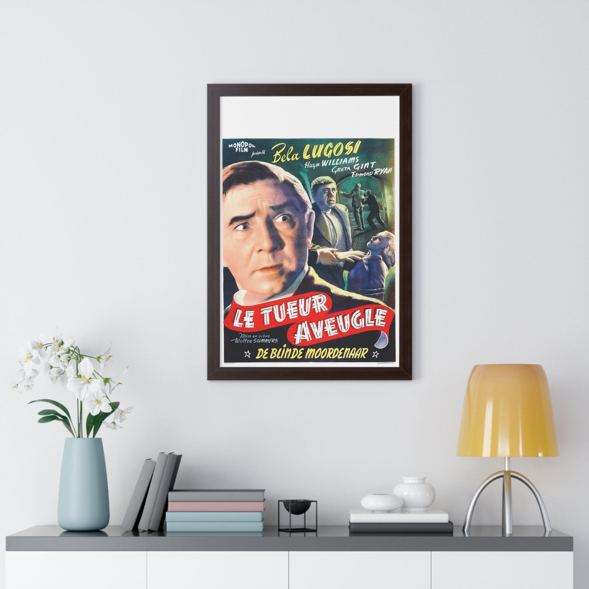 THE HUMAN MONSTER (BELGIAN) 1939 - Framed Movie Poster-The Sticker Space