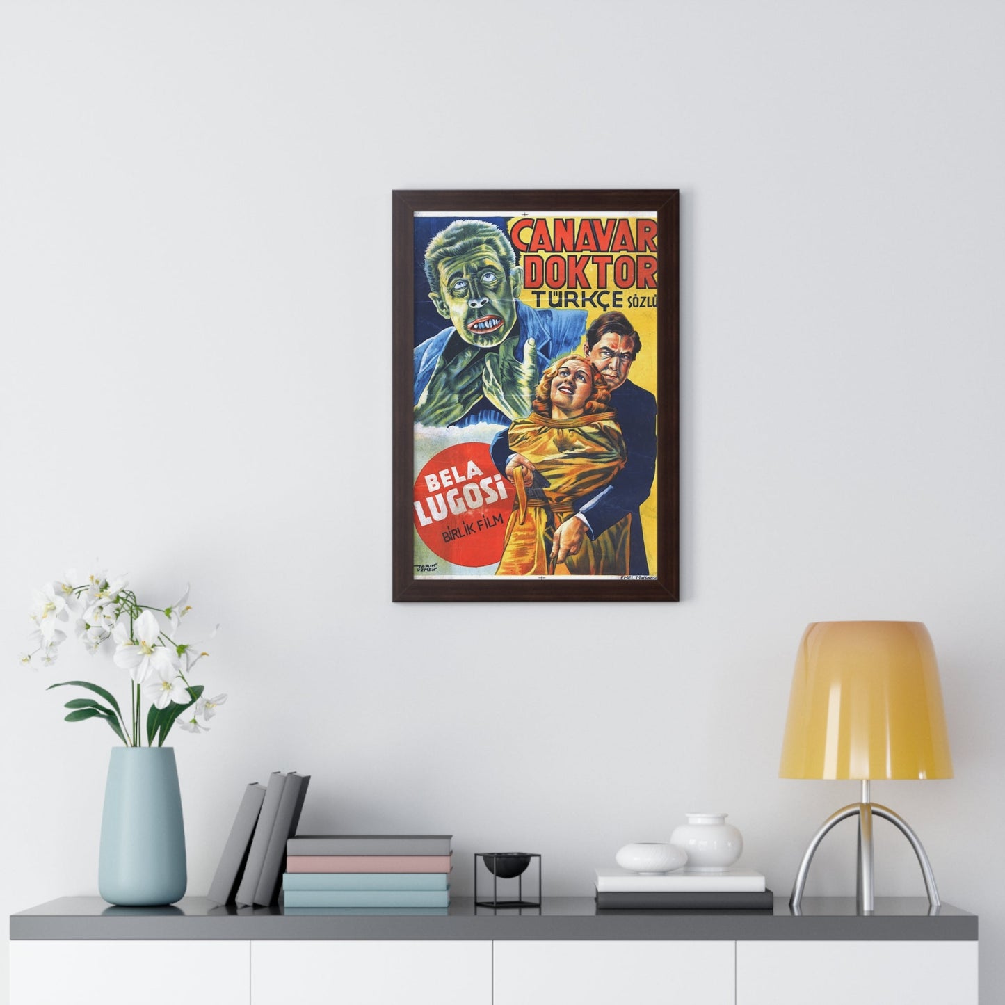 THE HUMAN MONSTER (TURKEY) 1939 - Framed Movie Poster-The Sticker Space