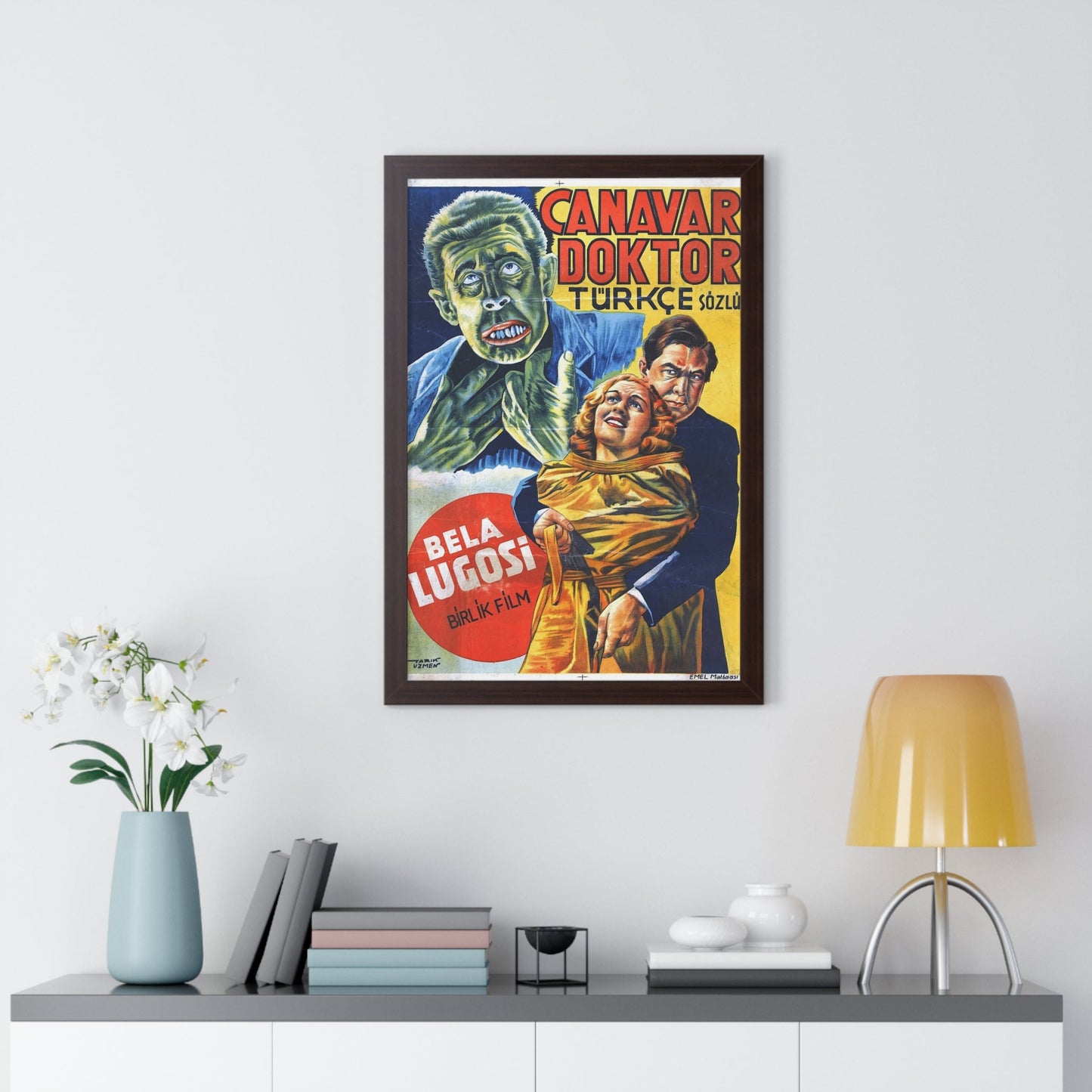 THE HUMAN MONSTER (TURKEY) 1939 - Framed Movie Poster-The Sticker Space