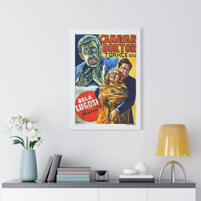 THE HUMAN MONSTER (TURKEY) 1939 - Framed Movie Poster-The Sticker Space