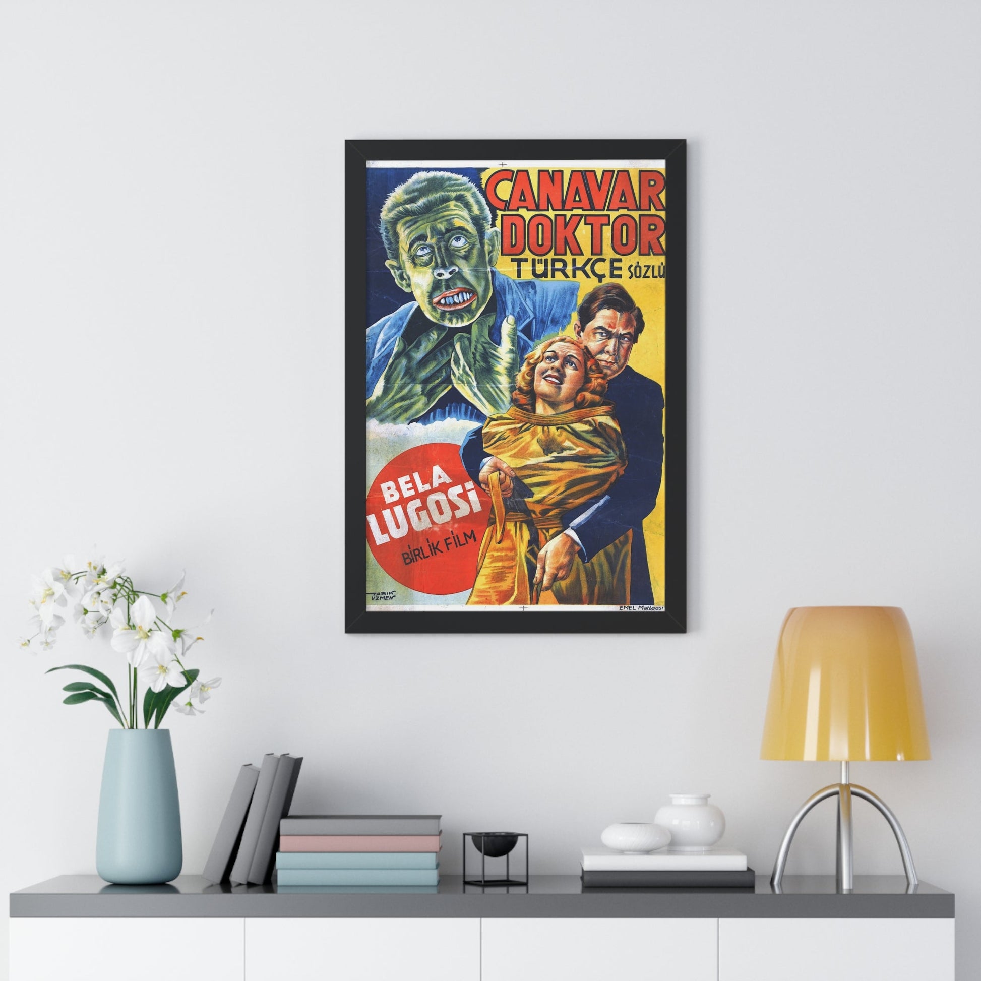 THE HUMAN MONSTER (TURKEY) 1939 - Framed Movie Poster-The Sticker Space