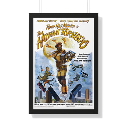 THE HUMAN TORNADO 1976 - Framed Movie Poster-20" x 30"-The Sticker Space