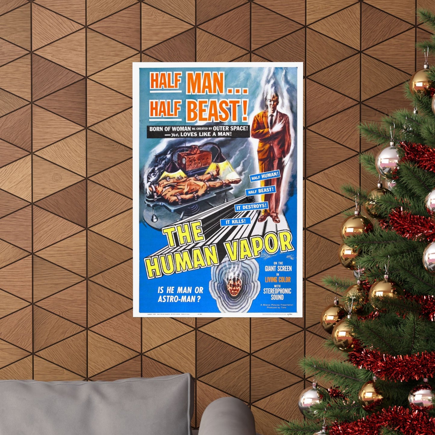 THE HUMAN VAPOR 1960 - Paper Movie Poster-The Sticker Space