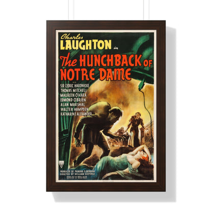 THE HUNCHBACK OF NOTRE DAME 1939 - Framed Movie Poster-16″ x 24″-The Sticker Space