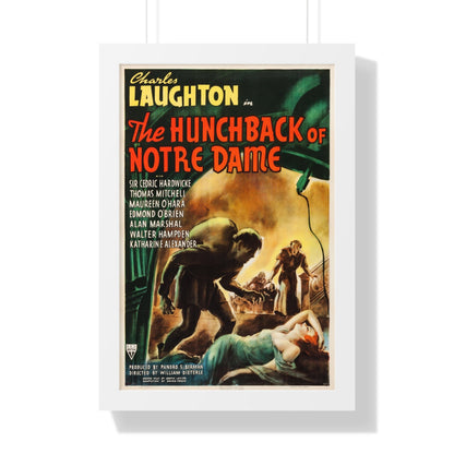 THE HUNCHBACK OF NOTRE DAME 1939 - Framed Movie Poster-16″ x 24″-The Sticker Space