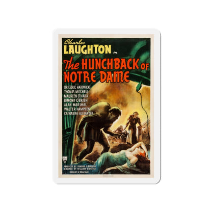 THE HUNCHBACK OF NOTRE DAME 1939 Movie Poster - Refrigerator Magnet-2" x 2"-The Sticker Space