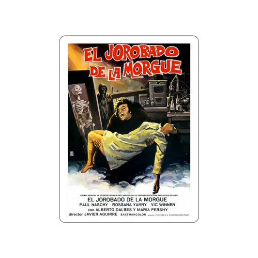 THE HUNCHBACK OF THE MORGUE 1973 Movie Poster STICKER Vinyl Die-Cut Decal 2 Inch - The Sticker Space