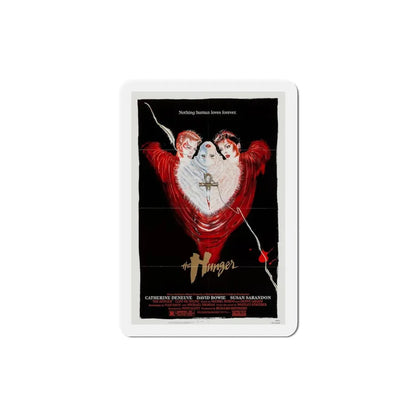 The Hunger 1983 Movie Poster Refrigerator Magnet 3 Inch - The Sticker Space