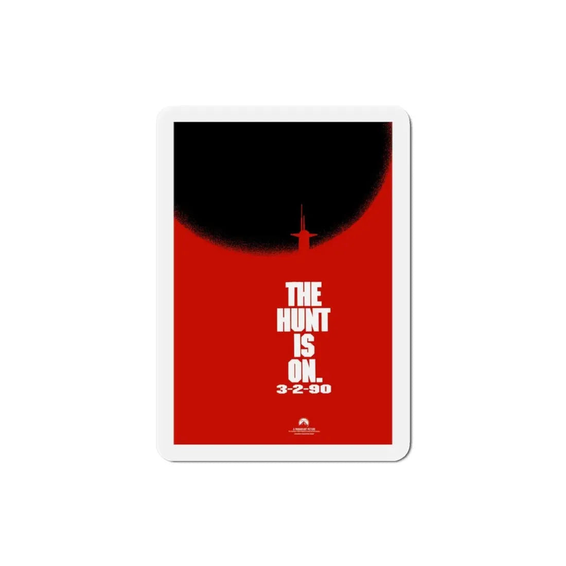 The Hunt For Red October 1990 Movie Poster Refrigerator Magnet 3 Inch - The Sticker Space
