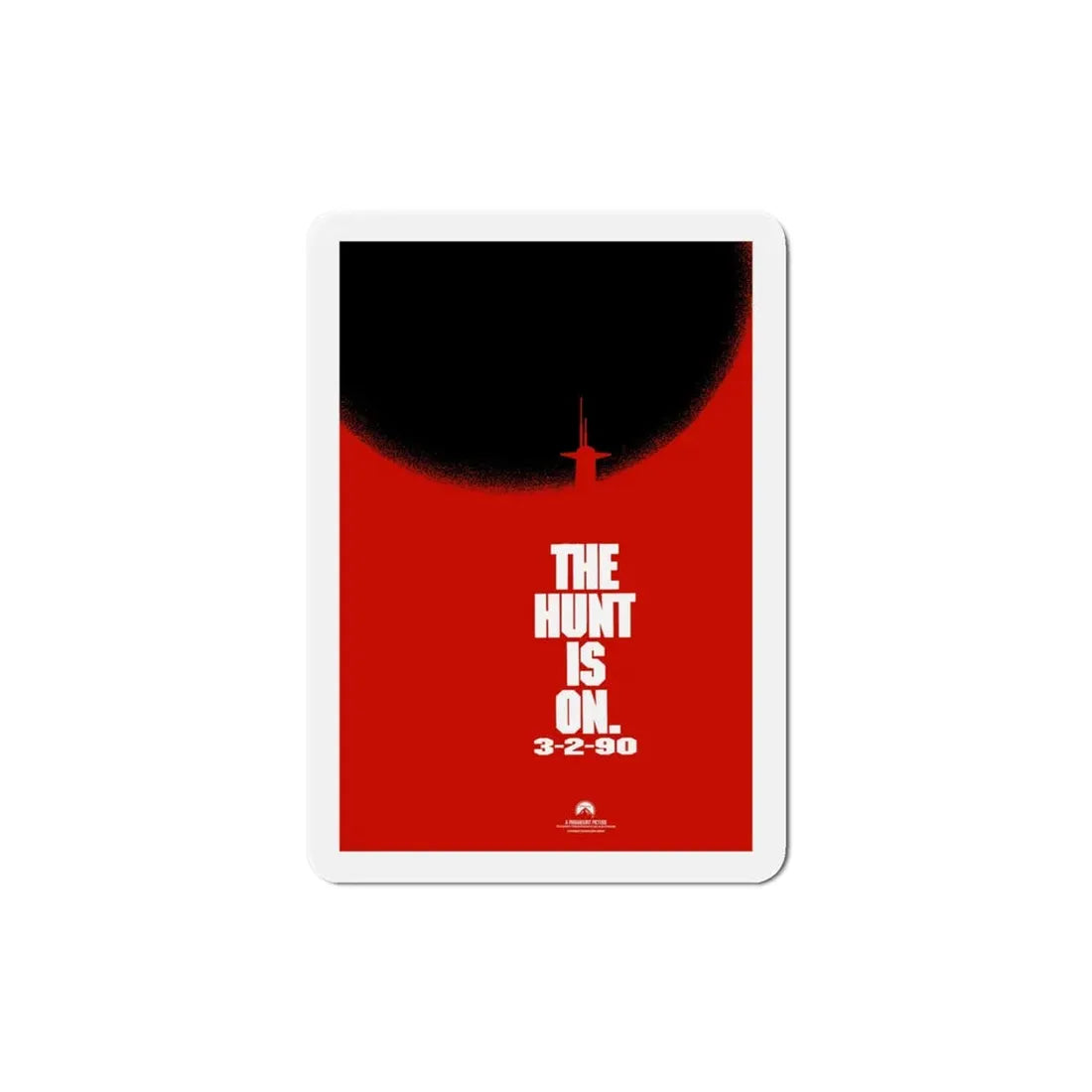 The Hunt For Red October 1990 Movie Poster Refrigerator Magnet 4 Inch - The Sticker Space