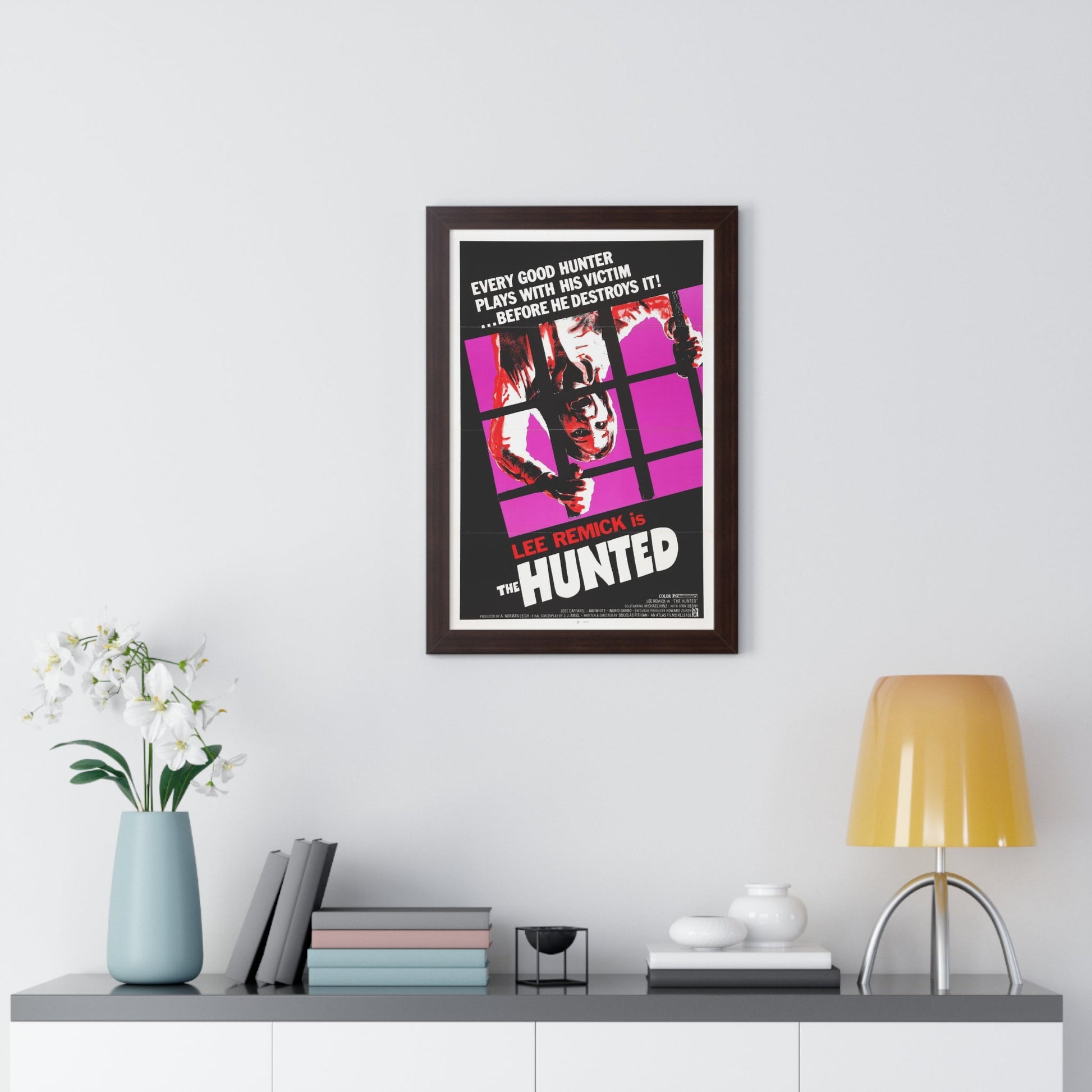 THE HUNTED 1974 - Framed Movie Poster-The Sticker Space