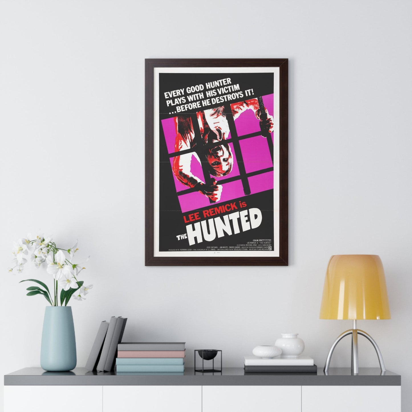 THE HUNTED 1974 - Framed Movie Poster-The Sticker Space