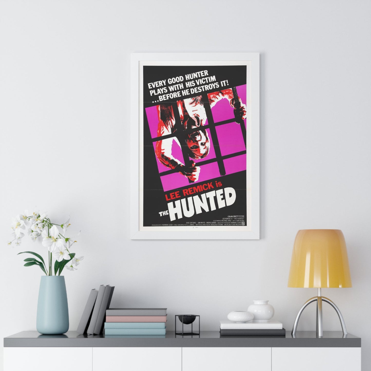 THE HUNTED 1974 - Framed Movie Poster-The Sticker Space